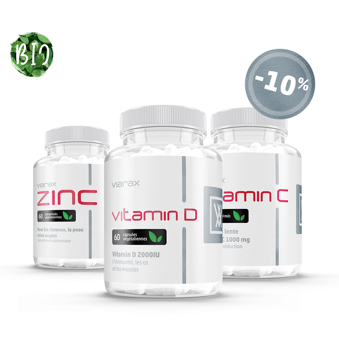 Viarax Vitamine C + Vitamine D + Zinc