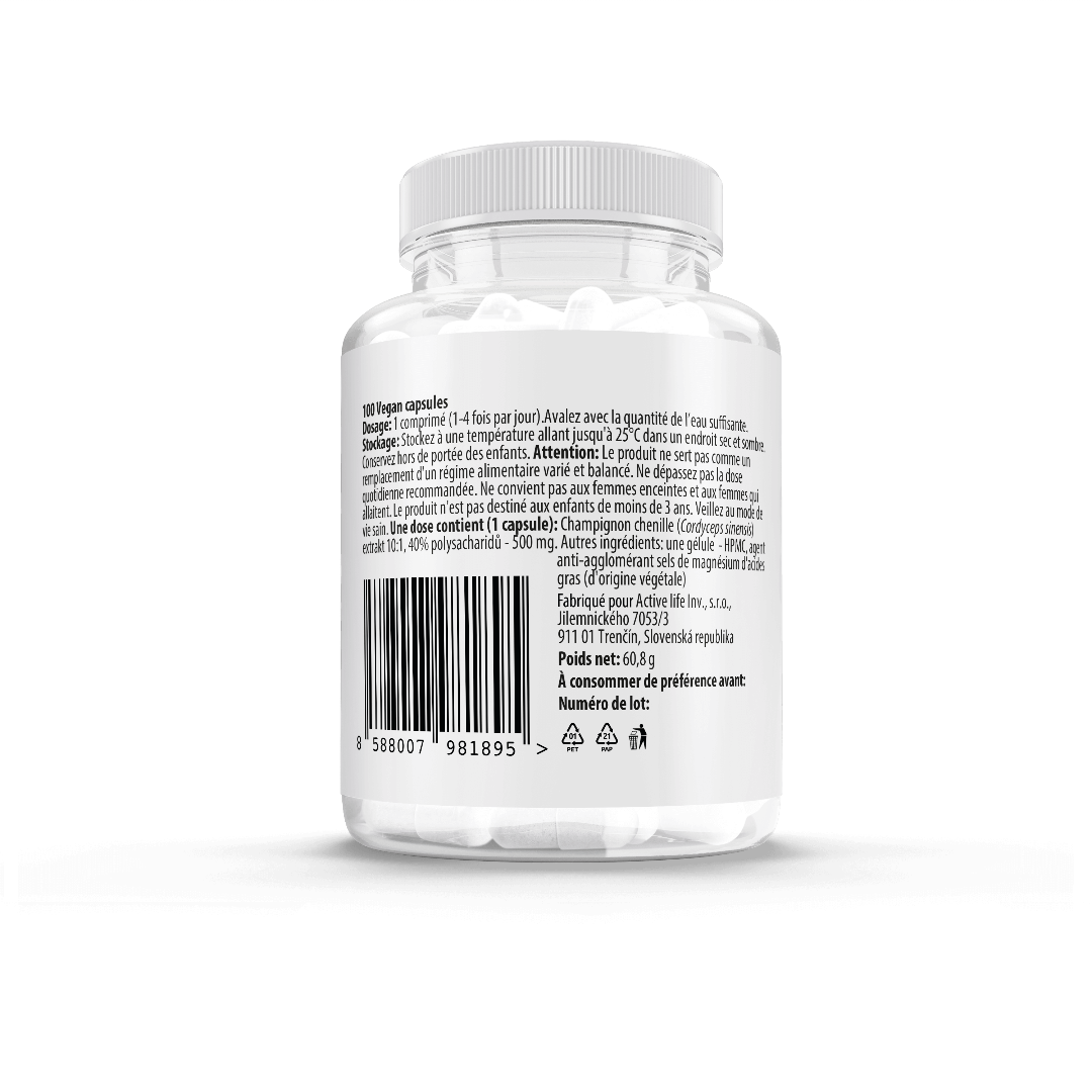 Viarax Cordyceps 500 mg 40%